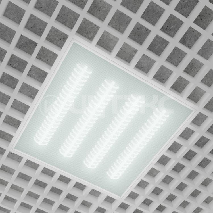 Светодиодный светильник INTEKS Grilyato-36 32Вт 5000К Микропризма